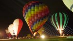 夜拍熱氣球