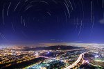 三峽鳶山星軌夜景