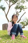 陽光下的小女孩