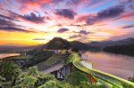 石門勝景-晨燒-日出